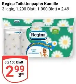 Globus Regina Toilettenpapier Kamille Angebot