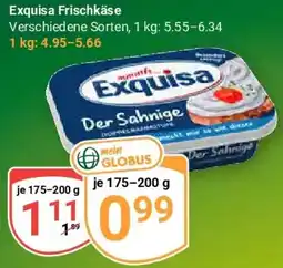 Globus Exquisa Frischkäse Angebot