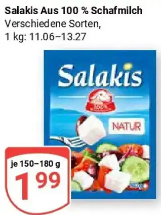 Globus Salakis Aus 100 % Schafmilch Angebot