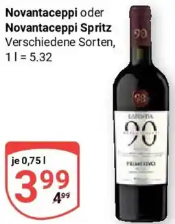 Globus Novantaceppi oder Novantaceppi Spritz Angebot