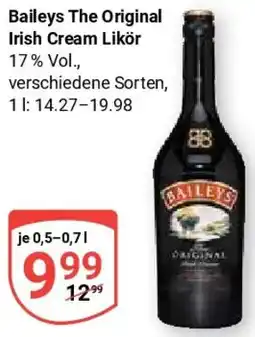 Globus Baileys The Original Irish Cream Likör Angebot