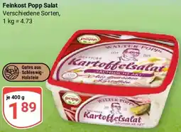 Globus Feinkost Popp Salat Angebot