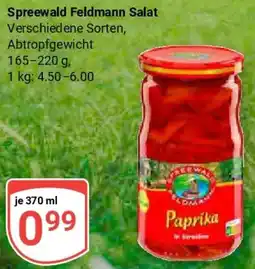 Globus Spreewald Feldmann Salat Angebot