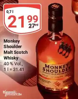 Globus Monkey Shoulder Malt Scotch Whisky Angebot