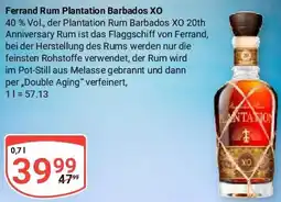 Globus Ferrand Rum Plantation Barbados XO Angebot