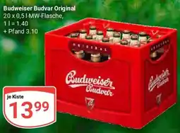 Globus Budweiser Budvar Original Angebot
