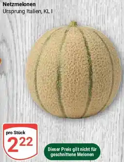 Globus Netzmelonen Angebot