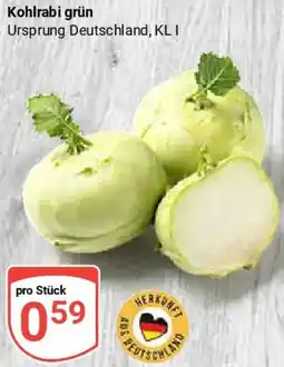 Globus Kohlrabi grün Angebot