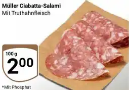 Globus Müller Ciabatta-Salami Angebot