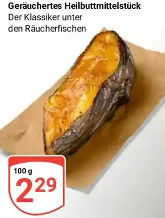 Globus Geräuchertes Heilbuttmittelstück Angebot