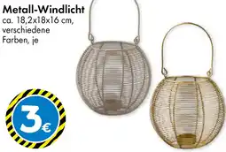 TEDi Metall-Windlicht Angebot