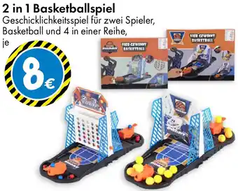 TEDi 2 in 1 Basketballspiel Angebot