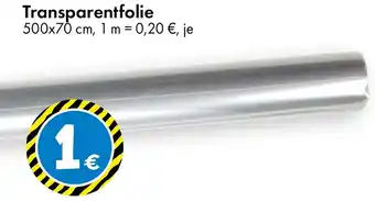 TEDi Transparentfolie Angebot