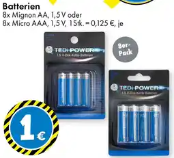 TEDi TEDI POWER Batterien Angebot