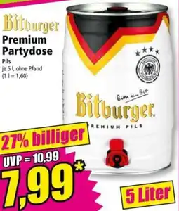 Norma Bitburger Premium Partydose Angebot