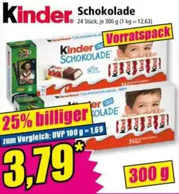 Norma Kinder Schokolade Angebot