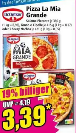 Norma Dr.Oetker Pizza La Mia Grande Angebot