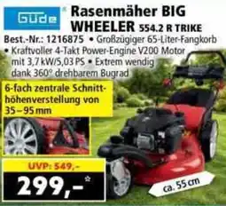 Norma Gude Rasenmäher BIG WHEELER 554.2 R TRIKE Angebot