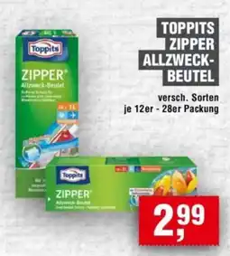 Handelshof TOPPITS ZIPPER ALLZWECK- BEUTEL Angebot