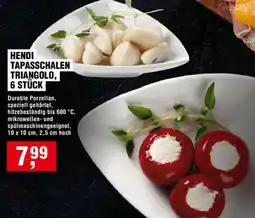 Handelshof HENDI TAPASSCHALEN TRIANGOLO, 6 STÜCK Angebot