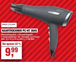 Handelshof PROFI CARE. HAARTROCKNER PC-HT 3045 Angebot