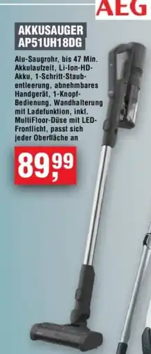 Handelshof AEG AKKUSAUGER AP51UH18DG Angebot