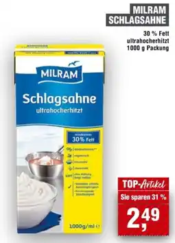 Handelshof MILRAM SCHLAGSAHNE Angebot