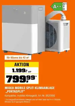 OBI MIDEA MOBILE SPLIT-KLIMAANLAGE „PORTASPLIT" Angebot
