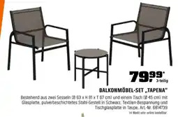 OBI BALKONMÖBEL-SET,,TAPENA" 3-teilig Angebot