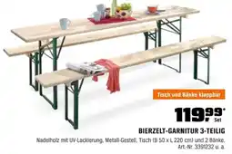 OBI BIERZELT-GARNITUR 3-TEILIG Angebot