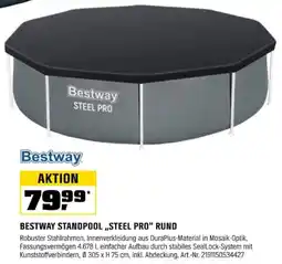 OBI BESTWAY STANDPOOL,,STEEL PRO" RUND Angebot