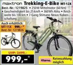 Norma maxtron Trekking-E-Bike MT-12X Angebot