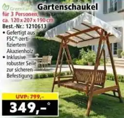 Norma Greenyard Gartenschaukel Angebot