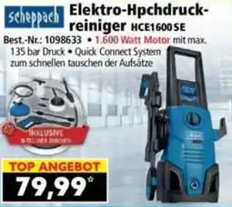 Norma Scheppach Elektro-Hochdruckreiniger HCE1600 SE Angebot