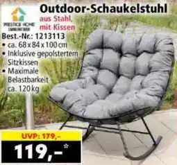 Norma Outdoor-Schaukelstuhl Angebot