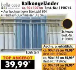 Norma bella casa Balkongeländer Angebot