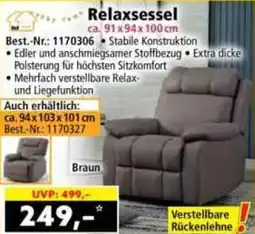Norma Relaxsessel Angebot