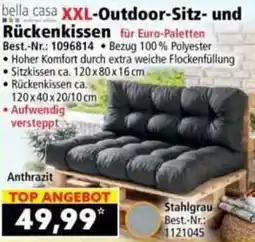 Norma bella casa XXL-Outdoor-Sitz und Rückenkissen Angebot