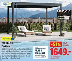 Lidl PERGOLINE Pavillon Angebot