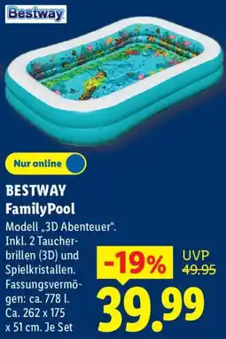 Lidl BESTWAY Family Pool Angebot