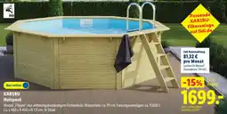 Lidl KARIBU Holzpool Angebot