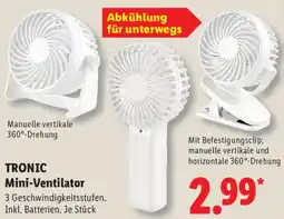Lidl TRONIC Mini-Ventilator Angebot