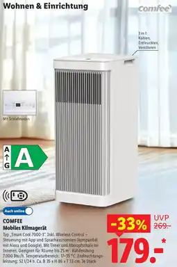 Lidl COMFEE Mobiles Klimagerät Angebot