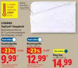 Lidl LIVARNO TopCool Steppbett Angebot