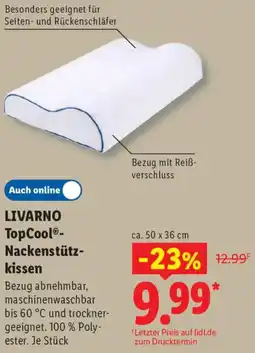 Lidl LIVARNO TopCool Nackenstützkissen Angebot