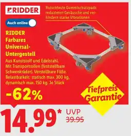 Lidl RIDDER Farbares Universal Untergestell Angebot