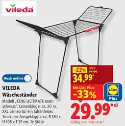 Lidl VILEDA Wäscheständer Angebot