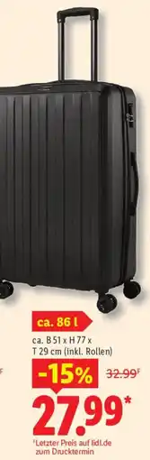 Lidl ESMARA Trolley Reisekoffer/ Boardcase Angebot