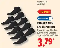 Lidl ESMARA MEN Sneakersocken Angebot