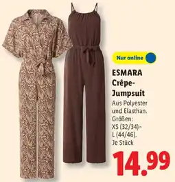 Lidl ESMARA Crêpe Jumpsuit Angebot